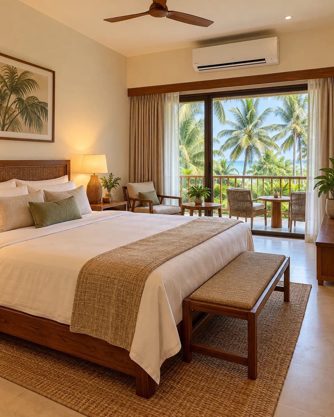 AC Rooms — AI concept illustration for resort near Veleru, Krishna district